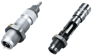 This set includes a full-length bushing die, and a MatchMaster seating die for interchangeable diameter-specific neck bushings.